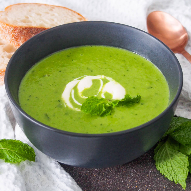 Spring Pea and Mint Soup
